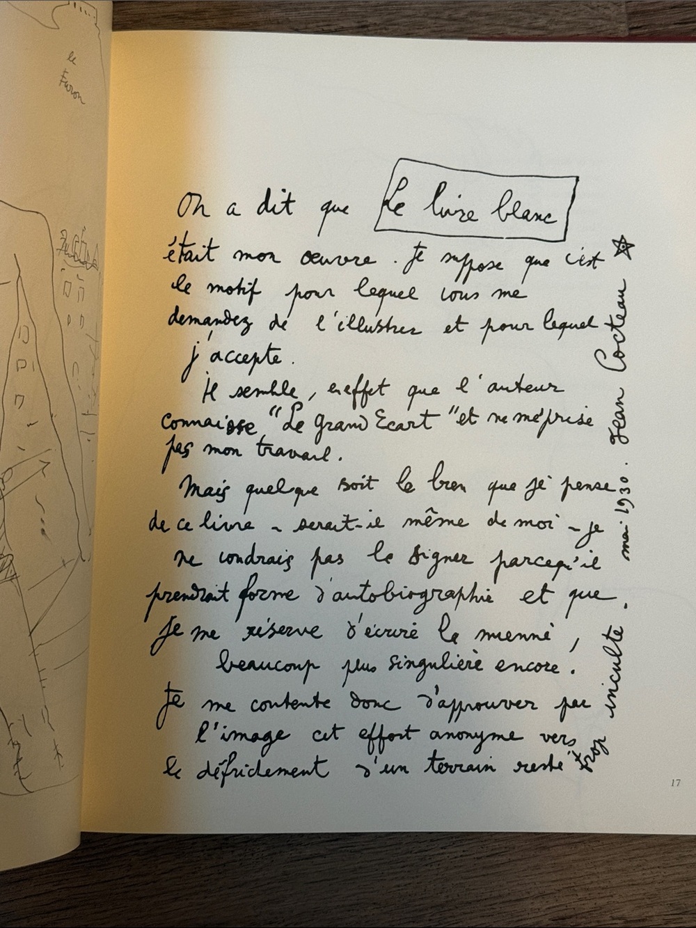 Vintage 1999 Jean Cocteau Erotic Drawings Hardcover Book Taschen Annie Guedras - Picture 4 of 9
